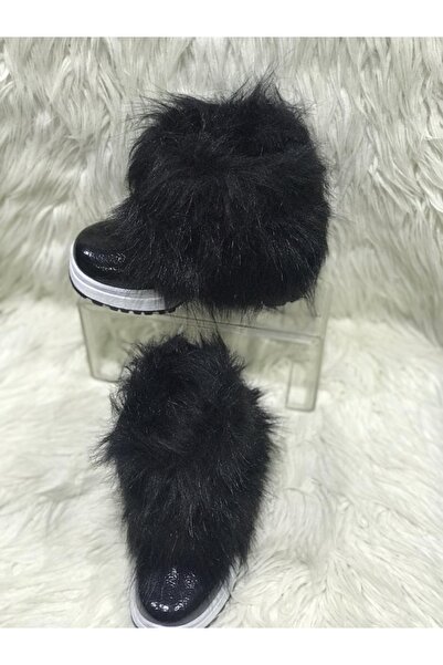 Metin Ayakkabı Siyah Iç Metaryal Polar Dış Metaryal Cild Deri Suya Ve Soğuk H...