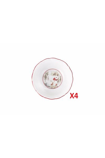 Porland Caribou Bowl 16cm 4-pack 04ap022132