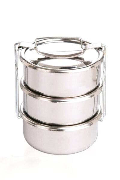 Genel Markalar Abant Sefer Tası Paslanmaz Çelik No 1/ 12*6cm / 1 Lt. Küçük 3 Lü