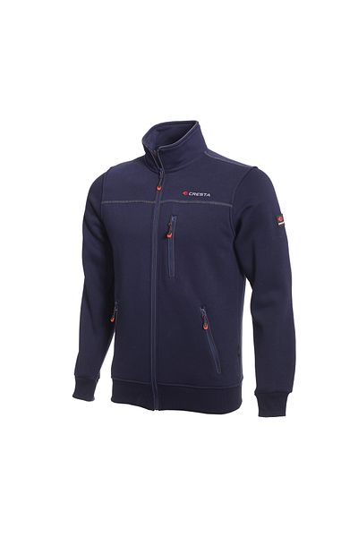 Cresta Ανδρικό μπουφάν με φερμουάρ Navy Blue / Φούτερ