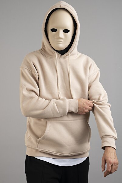 bombe Ανδρική κουκούλα Basic Φούτερ Μπεζ