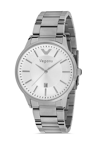 Vegans Steel Strap Calendar Men's Wristwatch Fbn20325x