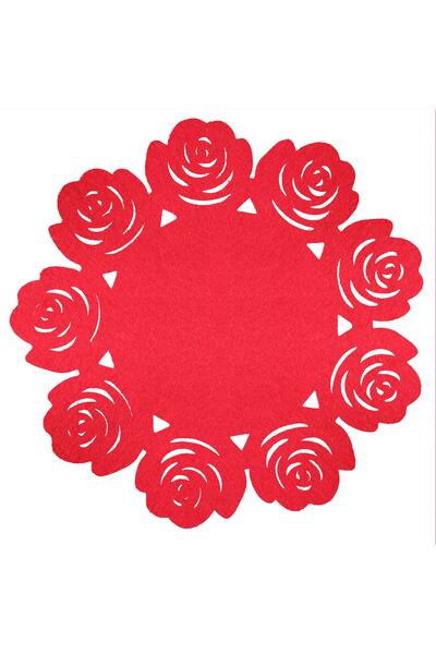 Lora Davet Ρομαντικό αμερικάνικο σερβίτσιο (2 ΤΕΜ.) Κόκκινο 16552