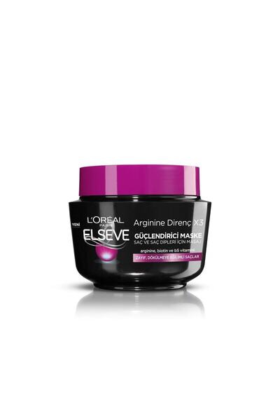 ELSEVE L'oréal Paris Arginine Direnç X3 Dökülme Karşıtı Maske 300 Ml