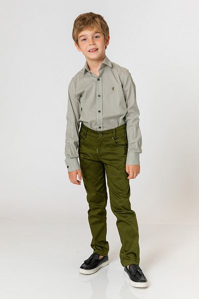 incity Boy's Khaki Trousers