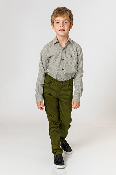 incity Erkek Çocuk Haki Pantolon