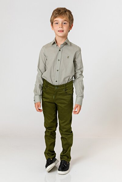 incity Erkek Çocuk Haki Pantolon