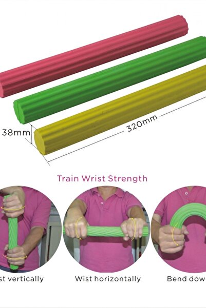 Kifidis Flexbar Elastic Exercise Bar Green