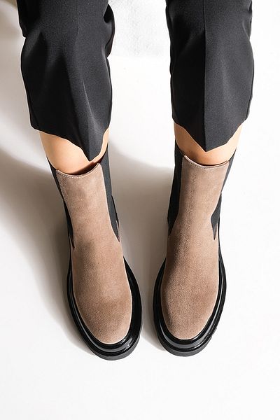 Marjin Stiefelette - Braun - Flacher Absatz