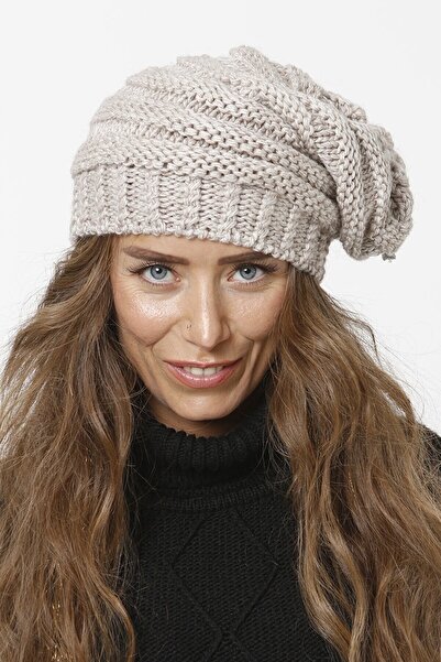 emybox Knitwear Knitted Beanie with Neck Collar Feature Women's Winter Knitte...