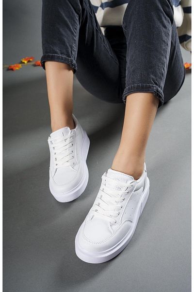 Riccon Tenis alb pentru femei - 0012148   Model
