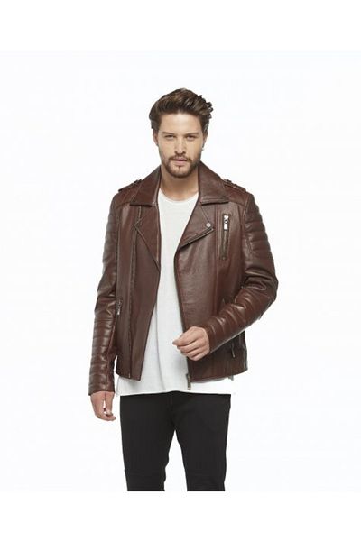 Hodore Arinna Whiskey Jumbo Leather Coat