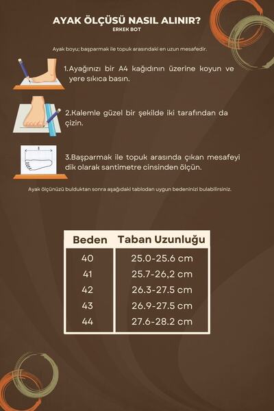 BOUIS Erkek Günlük Krem Beyaz Ortopedik Kalın Taban Spor Bot Rahat Kaydırmaz Yarım Boğazlı Dayanıklı