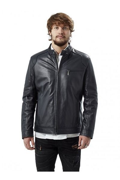 Hodore Opare Black Leather Coat