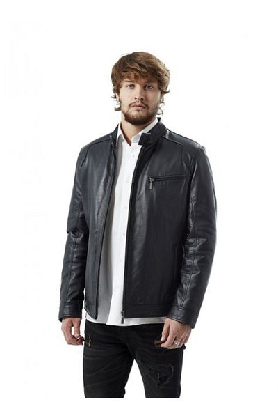 Hodore Opare Black Leather Coat