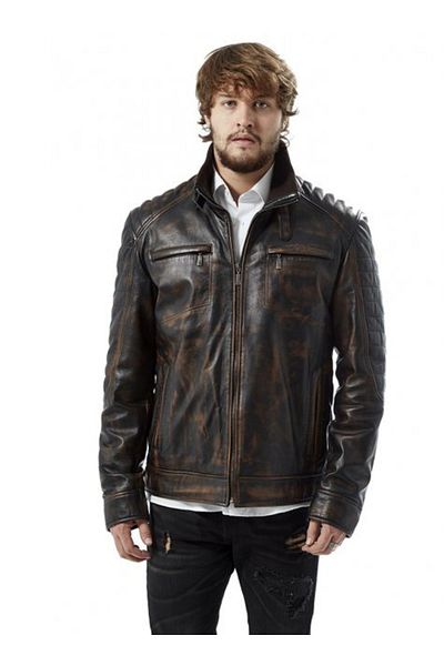 Hodore Desarte Vintage Leather Coat