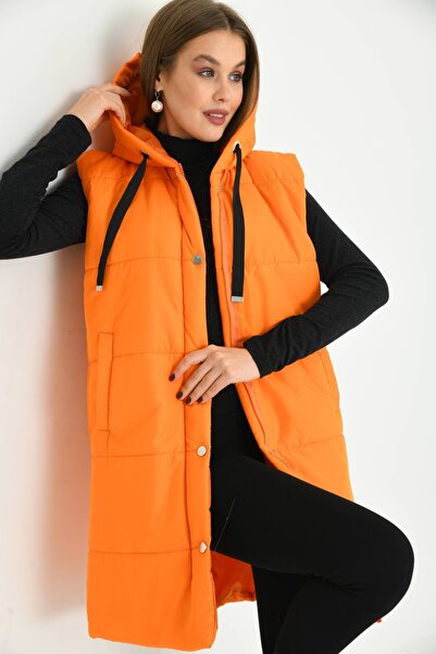 VOLT CLOTHİNG Φουσκωτό γιλέκο με κουκούλα