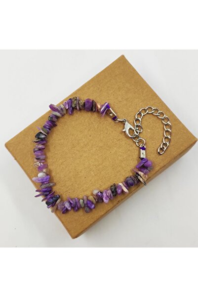 ByKolyeucum سوار نسائي من الحجر الطبيعي المكسور من حجر تشيرويت