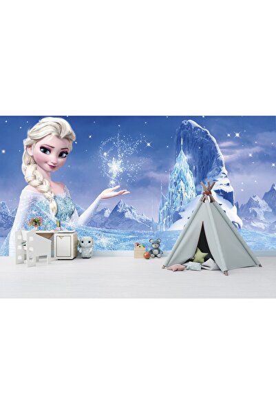 umut gergi tavan Elsa Karakterli Duvar Kağıdı Tek Parça