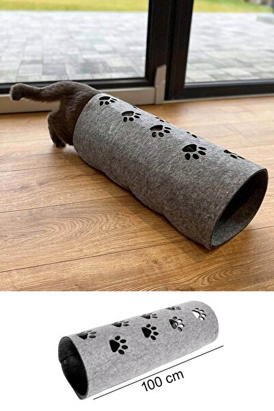 UTKU TASARIM Pav Cat Tunnel Pet Toy Tunnel 100 Cm Cat Hiding Nest