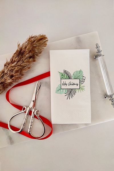 NapkinStore Welcome Printed Napkin 20 Pack