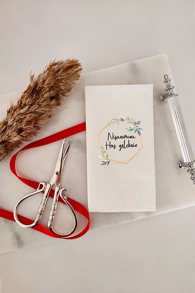 NapkinStore Welcome Our Engagement Printed Napkin 20 Pack