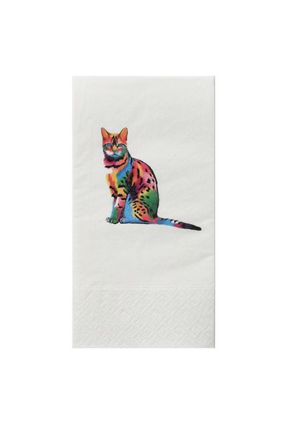 NapkinStore Cat Patterned Design Napkin 20 Pack