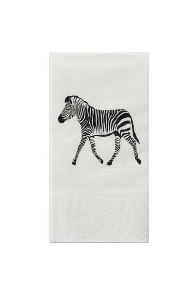 NapkinStore Zebra Patterned Design Napkin 20 Pack