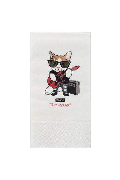 NapkinStore Cat Patterned Design Napkin 20 Pack