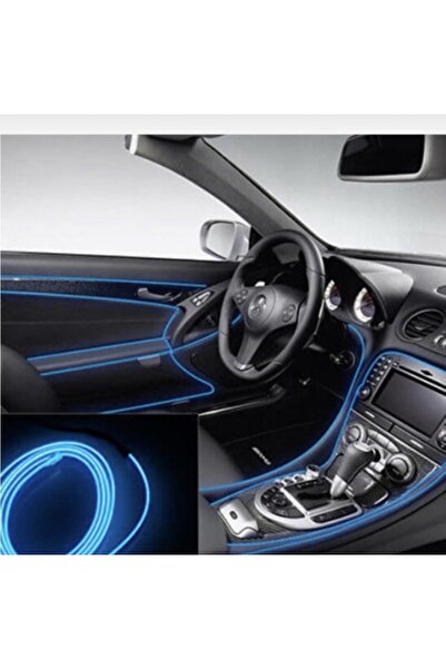 Fvtuningotoaksesuar Araç Araba Içi Torpido Şerit Ledi Renkli Ip Neon Ip Led 1...