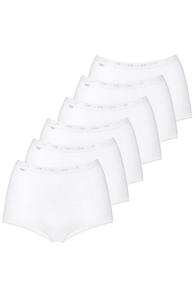 SLOGGI Damen Slip Maxi, 6er Pack - Basic+, einfarbig