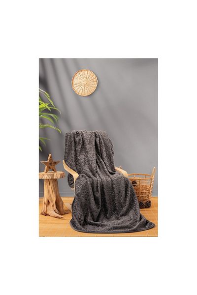 Cotton Box Emboss Double Blanket