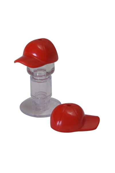 LEGO Orjinal Aksesuar Custom Moc Minifigür Minifigure Kırmızı Cap Şapka