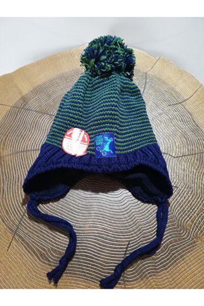 Kitti Baby Boy Fleece Lace-Up Beanie 22110-07-025 0-18 Months