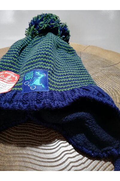 Kitti Baby Boy Fleece Lace-Up Beanie 22110-07-025 0-18 Months