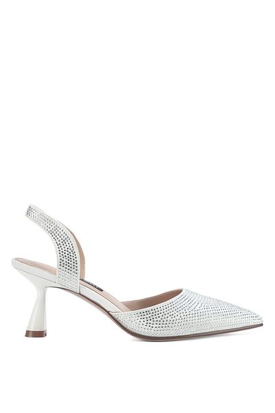 Nine West Kena 2pr Kırık Beyaz Kadın Topuklu Ayakkabı