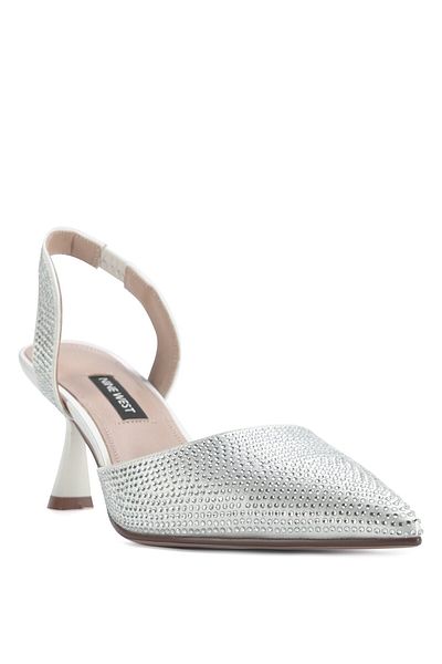 Nine West Kena 2pr Kırık Beyaz Kadın Topuklu Ayakkabı