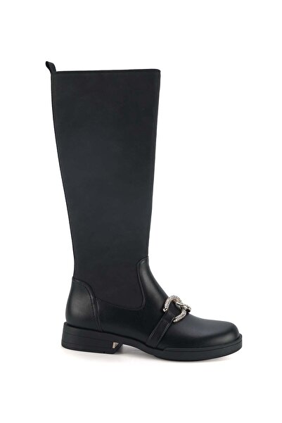 Nine West Kellın 2pr Siyah Kadın Düz Çizme