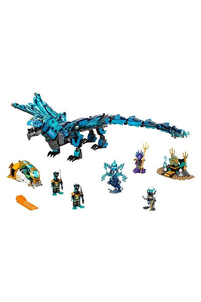 LEGO ® NINJAGO® Water Dragon 71754 - مجموعة بناء لعبة المعركة الإبداعية للأطفال (737 قطعة)