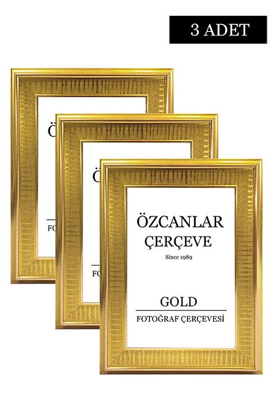 ÖZCANLAR ÇERÇEVE Κενό πλαίσιο Κορνίζα Κορνίζα γάμου Κορνίζα Χρυσό πλαίσιο Μαύρο πλαίσιο Λευκό πλαίσιο 3 τμχ