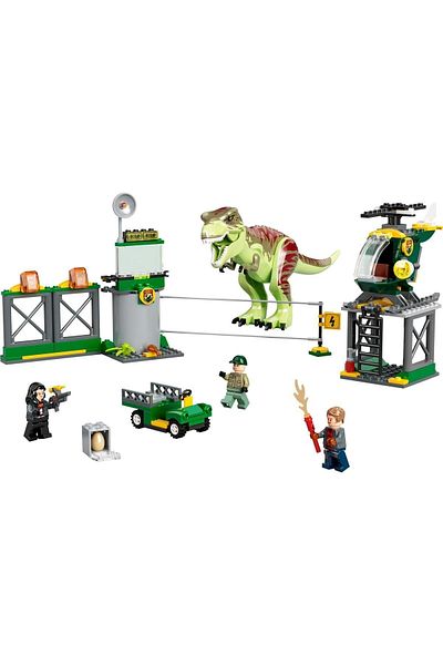 LEGO ® Jurassic World T. rex Dinosaur Escape 76944 - Construction Set for Children Age 4 and Above (140 Pieces)