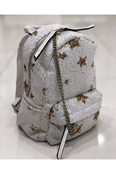 LUX LAZER ÇANTA Pullu Sırt Çanta