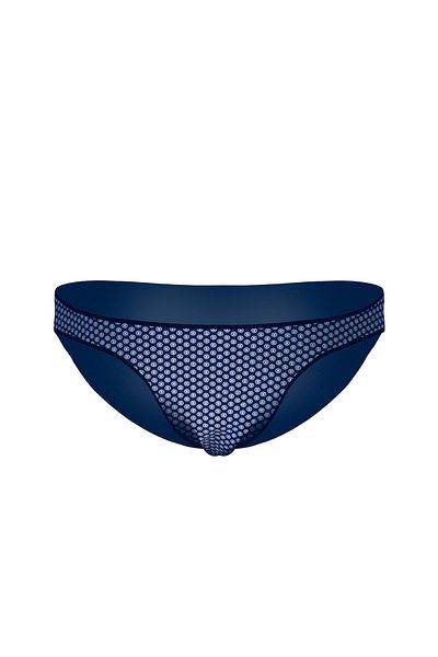 darkzone Ανδρικό slip με γεωμετρικό σχέδιο Navy Blue