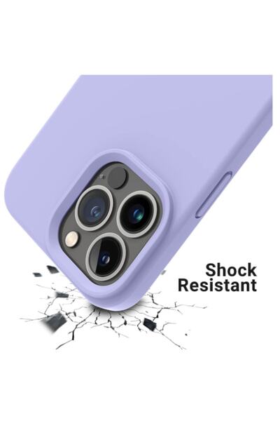 USIDE iPhone 14 (6.1) Compatible Soft Silicone 360 ​​With Microfiber Lining ° Full Protection Launch Cover Case