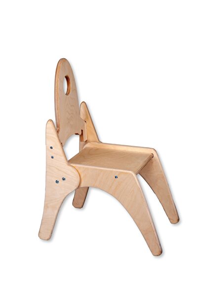 KIDOPPO كرسي خشبي بطابع الفضاء| كرسي واحد لمجموعة كراسي طاولة الأطفال| أثاث خ...