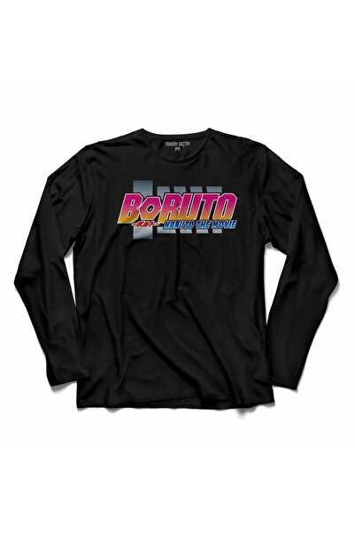 Kendim Seçtim Boruto Naruto Film Logo Majica dugih rukava Štampano za decu T-...