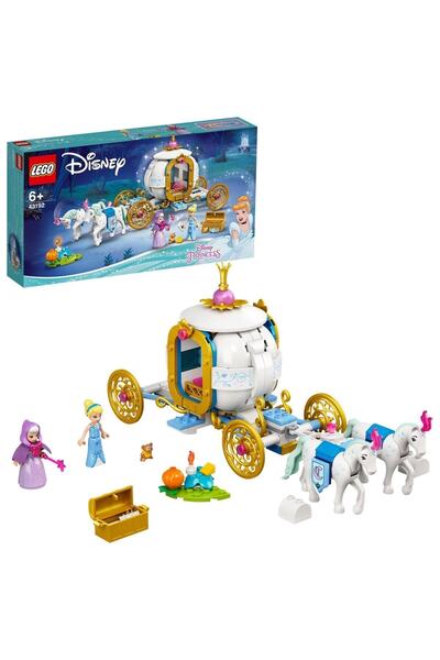 LEGO Disney Sindirella'nın Kraliyet Arabası 43192; Yaratıcı bir Yapım Seti (237 Parça)