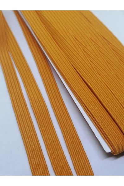 Firebird Takı Aksesuar Ve Kamp Malzemeleri Επίπεδος ελαστικός κλωστής 6 mm Πορτοκαλί Χρώμα 10 μέτρα
