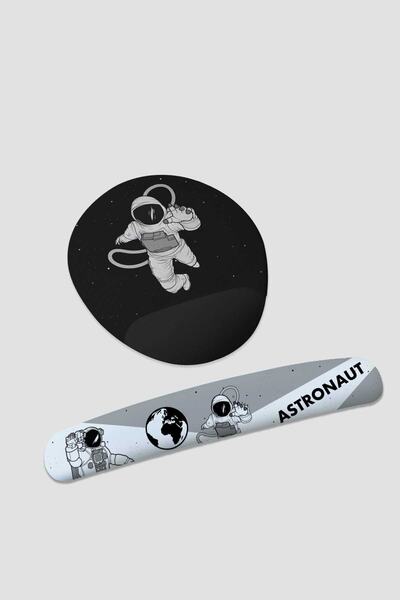 Flipped مجموعة لوحة ماوس ولوحة مفاتيح رائد الفضاء