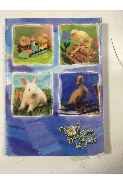 Şelale Stitched Hard Cover Checked School Notebook 200 Sheets 20x28